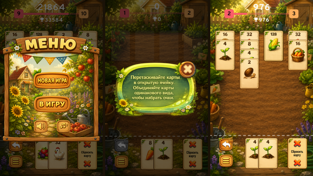 Дача 2048 — screenshot 1
