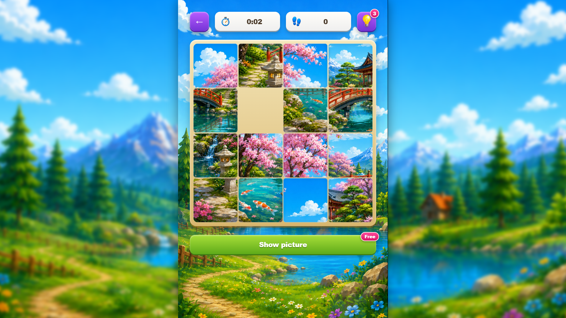 15 Puzzle: Complete the Picture! — screenshot 4