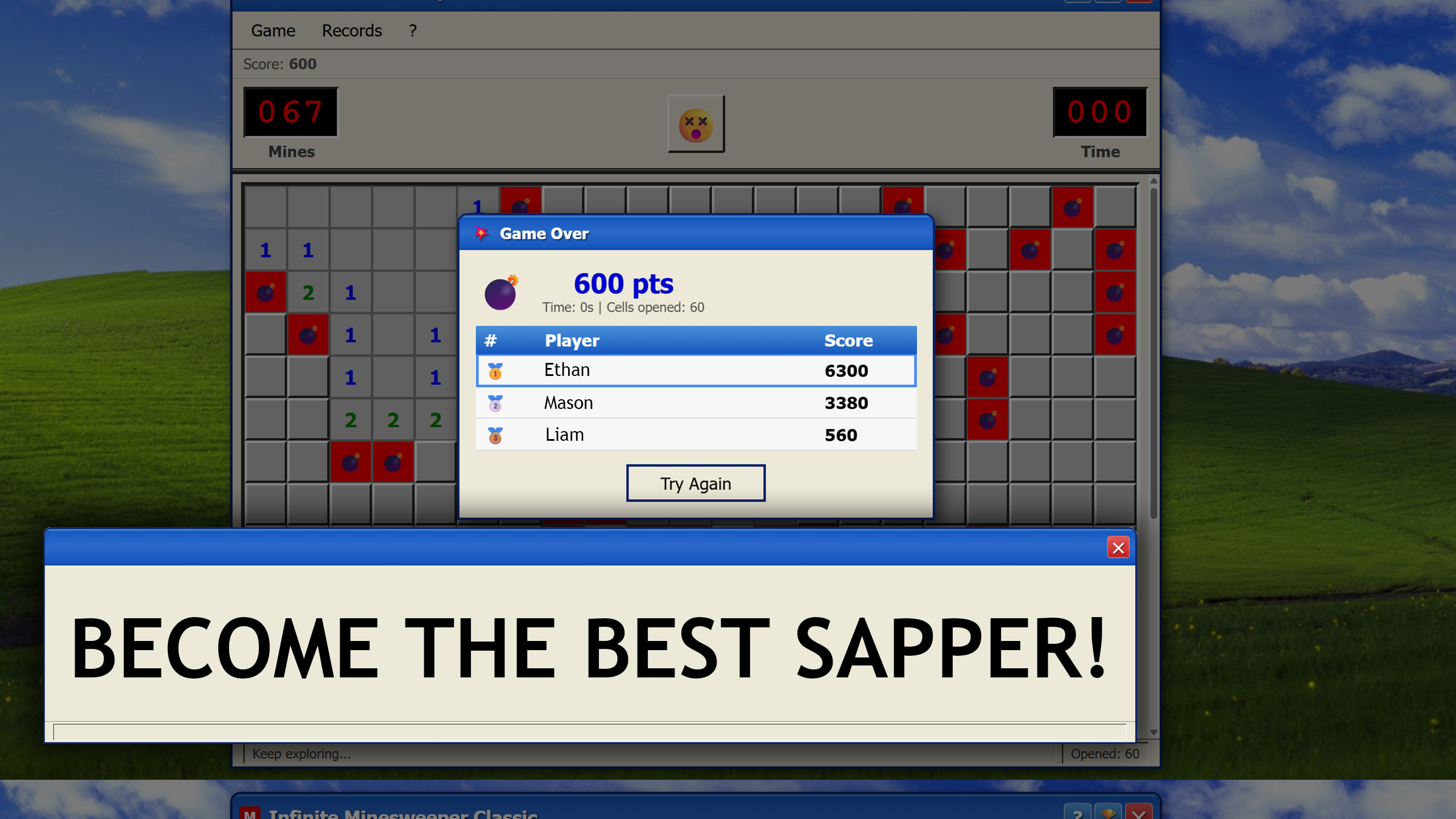 Infinite Minesweeper Classic — screenshot 2