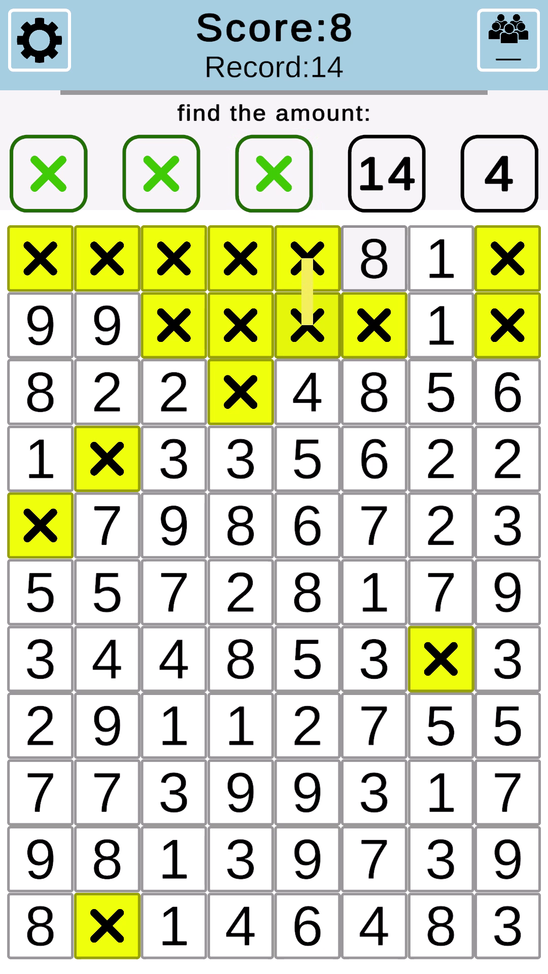 Sum numbers: find a pair for the sum screenshot 7
