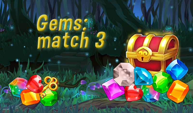 Gems: match 3 game cover