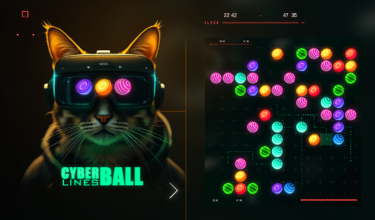 Cyber lines ball