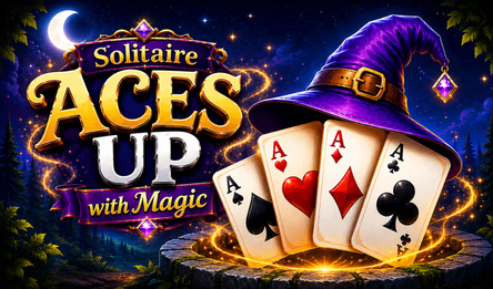 Solitaire Aces Up with Magic