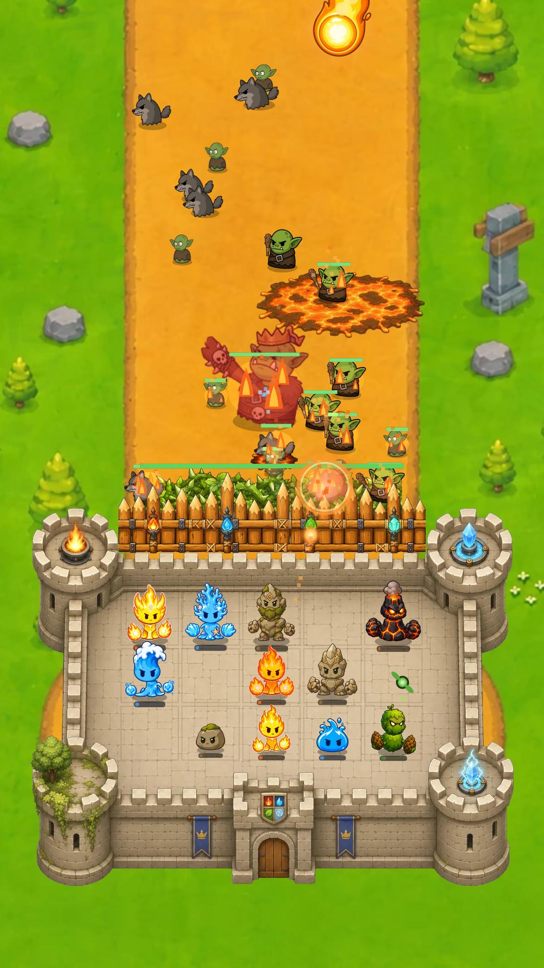 Merge Elementals: Castle Defense screenshot 10