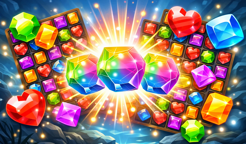 Diamond Dungeon - Match 3 game cover