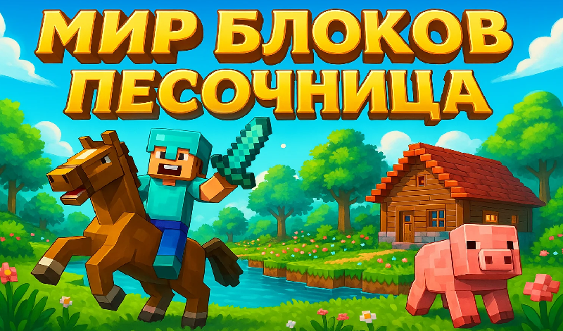 The World of Blocks Sandbox game cover