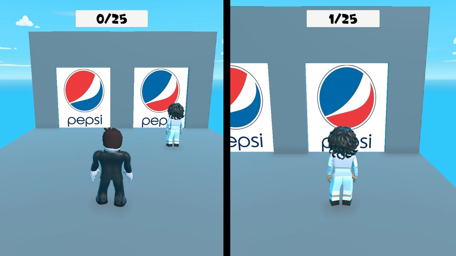Robbie for two: Choose the right logo screenshot