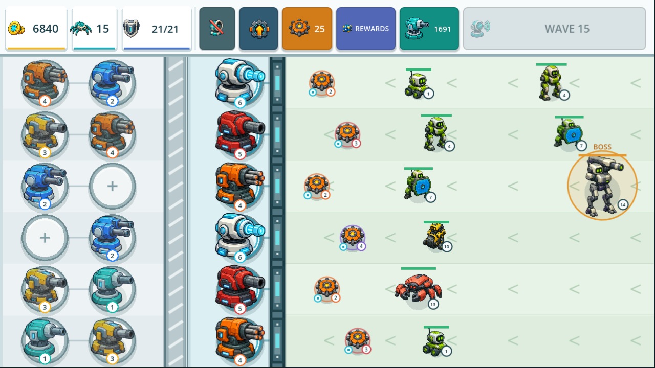 Steel Frontier: Turret Merge — screenshot 5