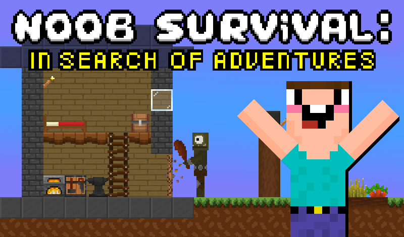 Noob survival: In search of adventures game cover