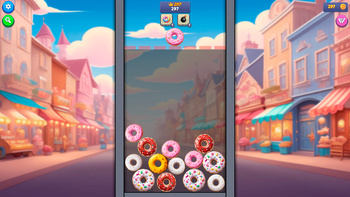 Merge sweets: Donuts!