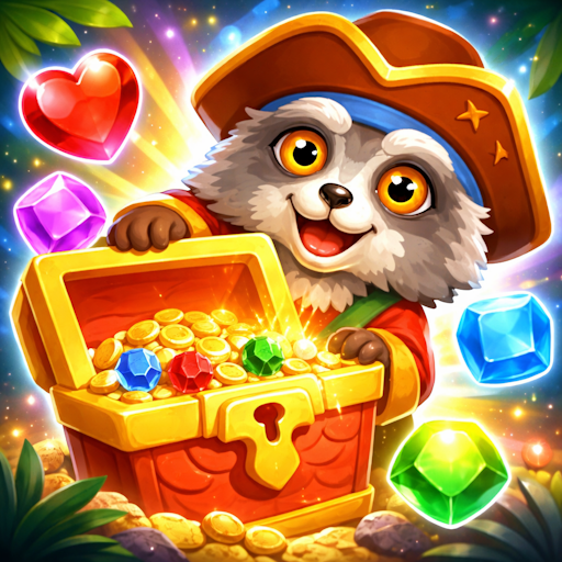 Raccoon's Adventure The Pirate Island icon