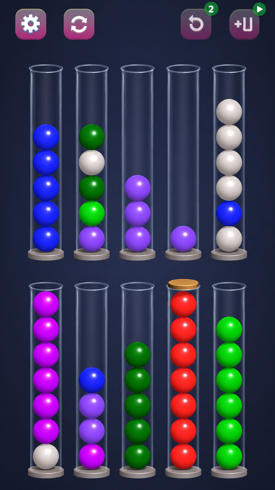 Ball Sort Puzzle: Color Tubes screenshot 8