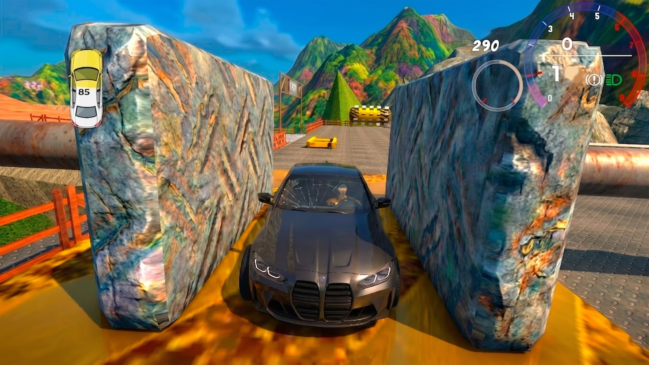 Beam Drive Car Case Sumilator — screenshot 1