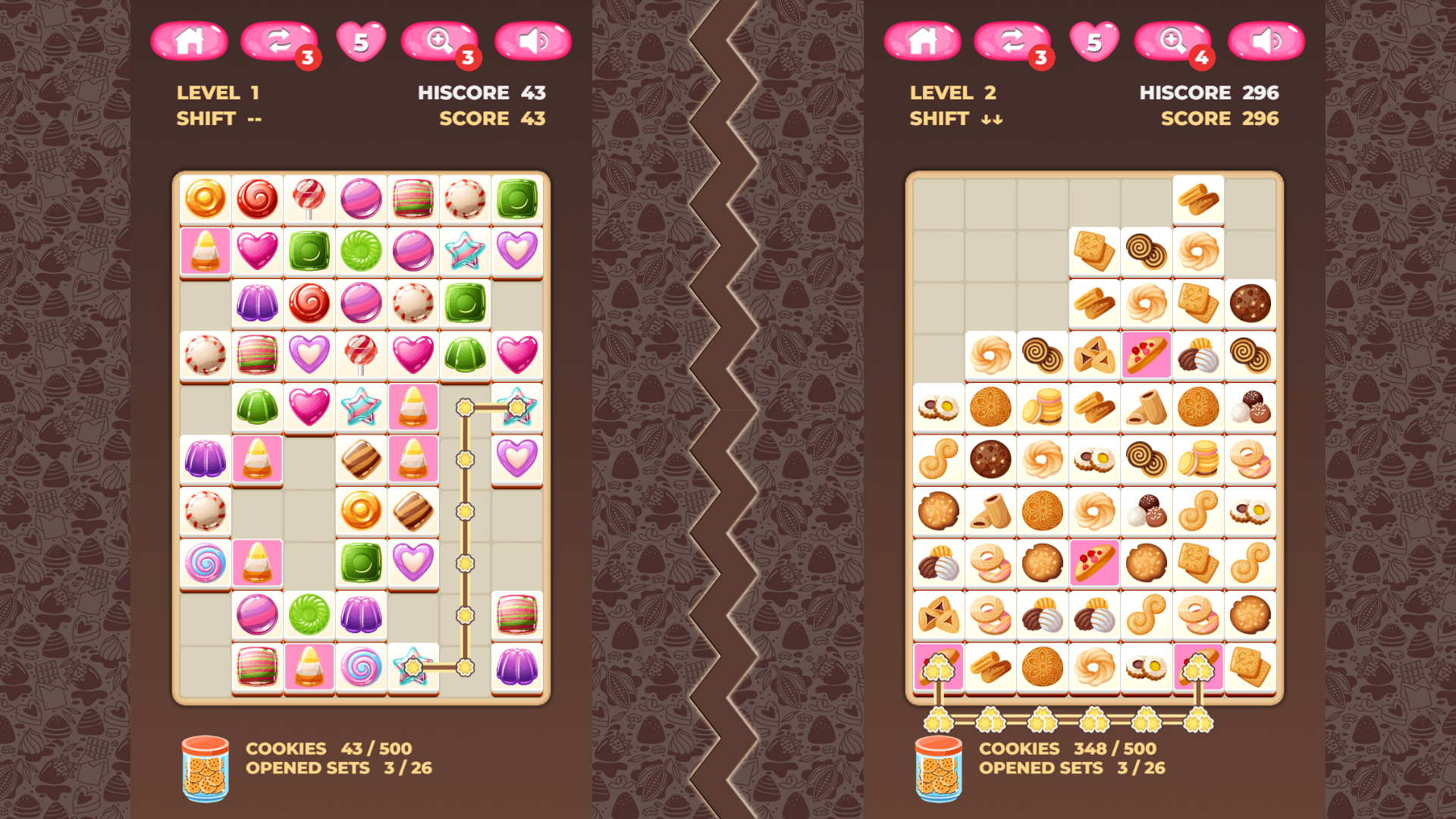 Twin Sweets Connection Master screenshot