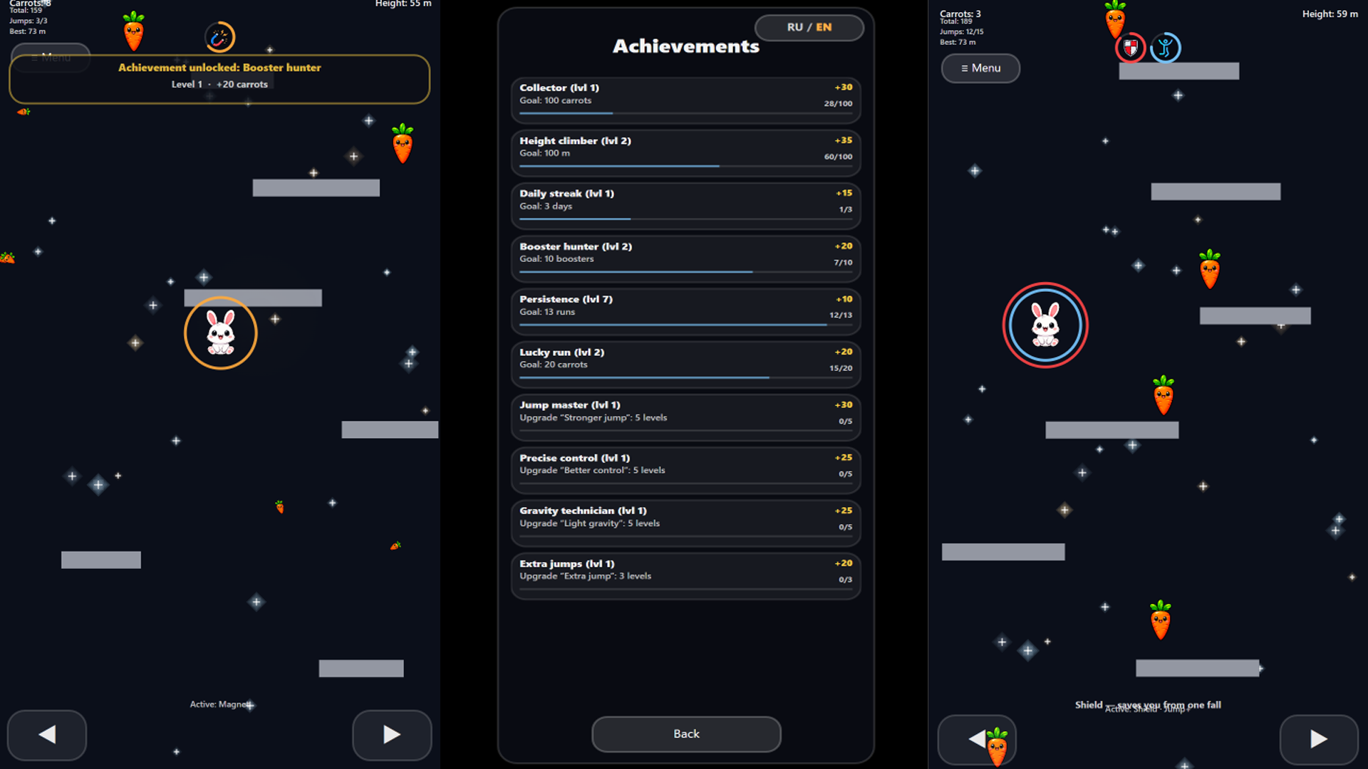 Happy Rabbit. Path to the Stars! — screenshot 3