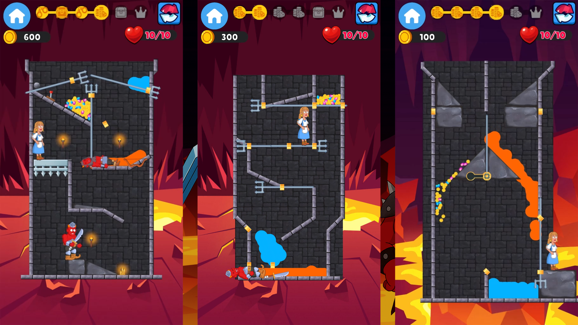 Hell Puzzles: Save the Princess — screenshot 2