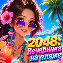 2048: Вечеринка на пляже
