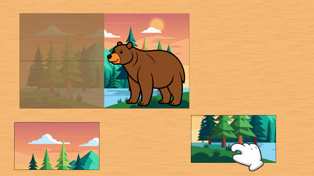 Children's puzzles: Animals screenshot