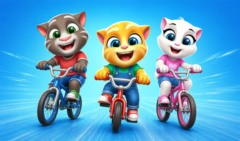 Cats on Bicycles