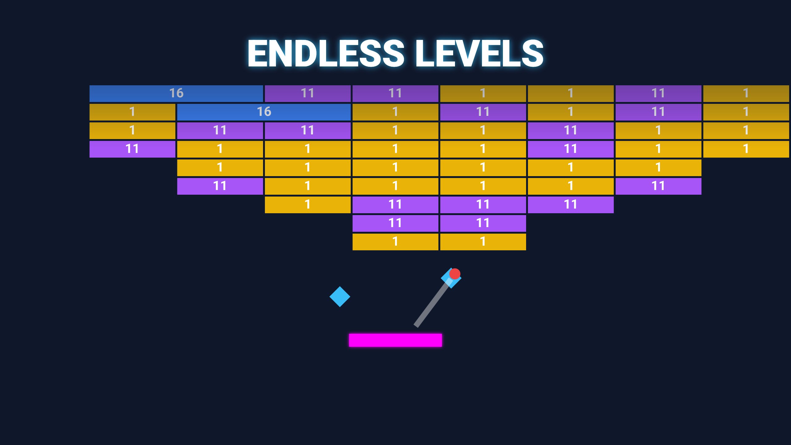 Neon Brick Smasher — screenshot 3