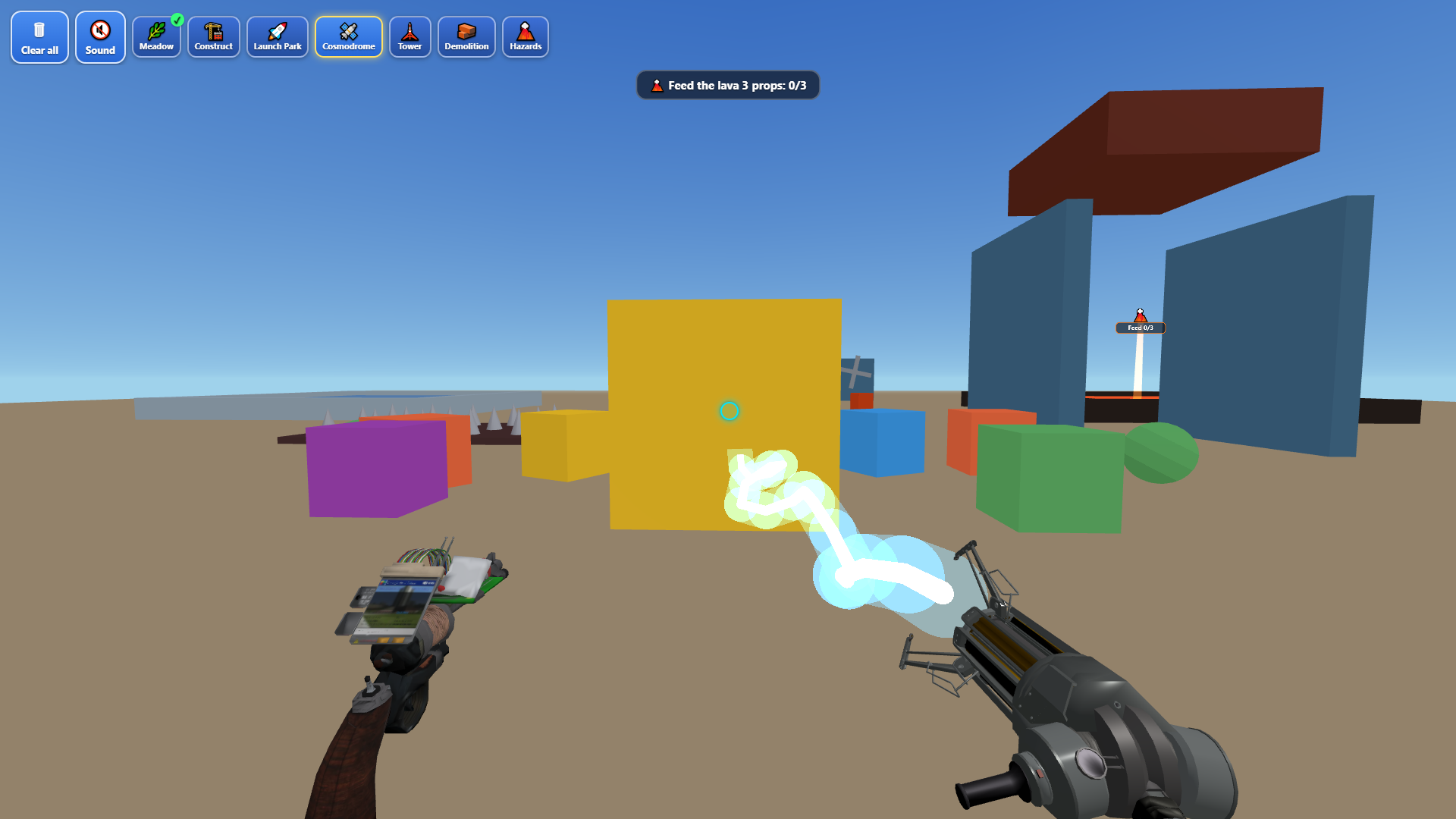 Gravity gun 3D sandbox — screenshot 2