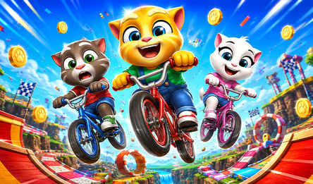 Cats on Bicycles