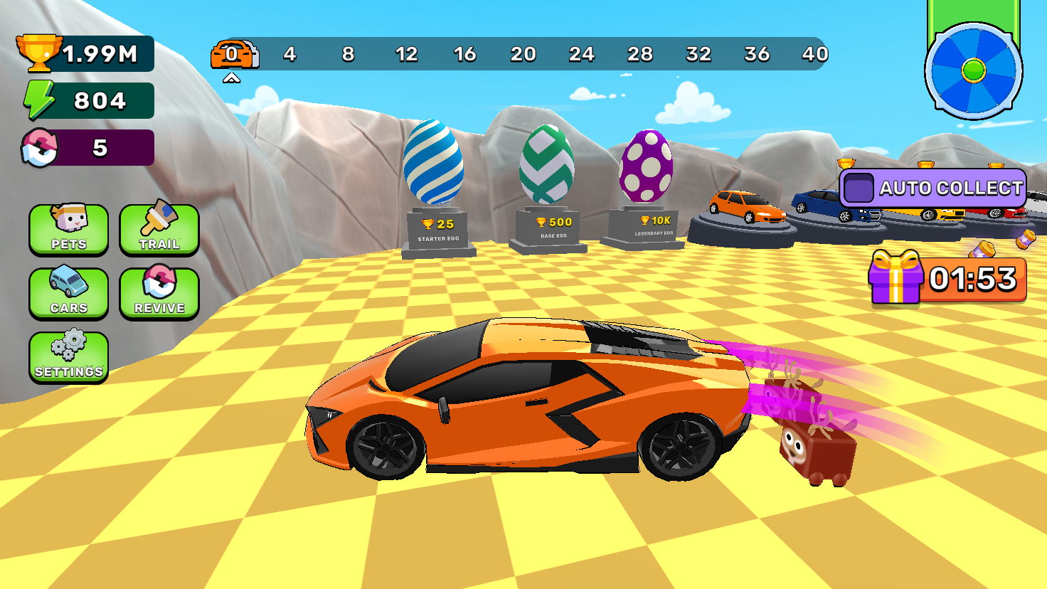 Obby: Drive your car as far as possible screenshot
