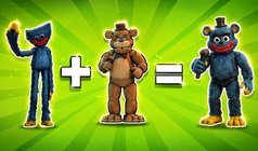 Create Hybrids: FNaF, Poppy Playtime, Sprunki
