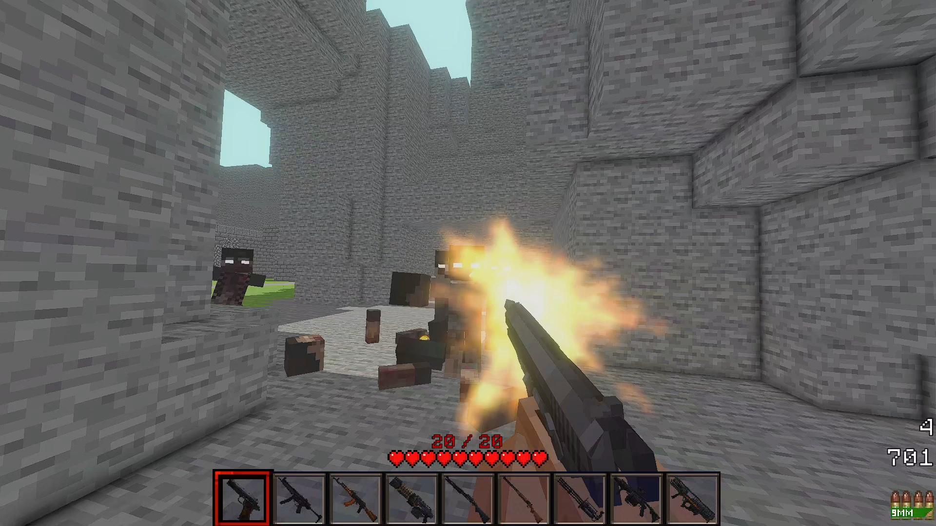 Death cubes: zombie arena screenshot