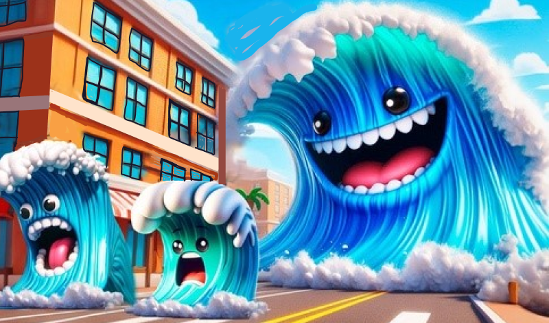 The Battle of the Waves game cover