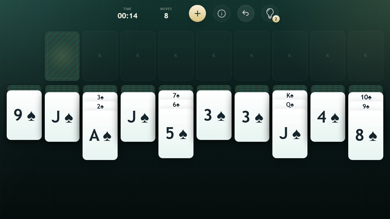 North Spider Solitaire — screenshot 1