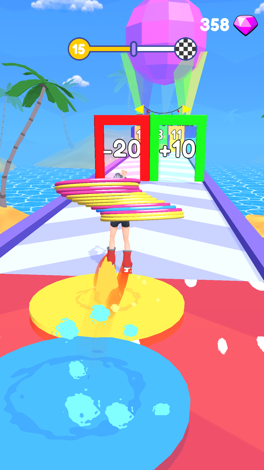 Hula Hoop Race screenshot 13