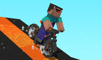 MineParkour on Bicycle!