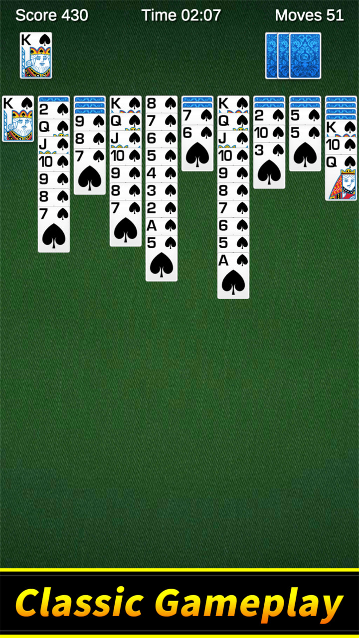 Spider Solitaire screenshot 4