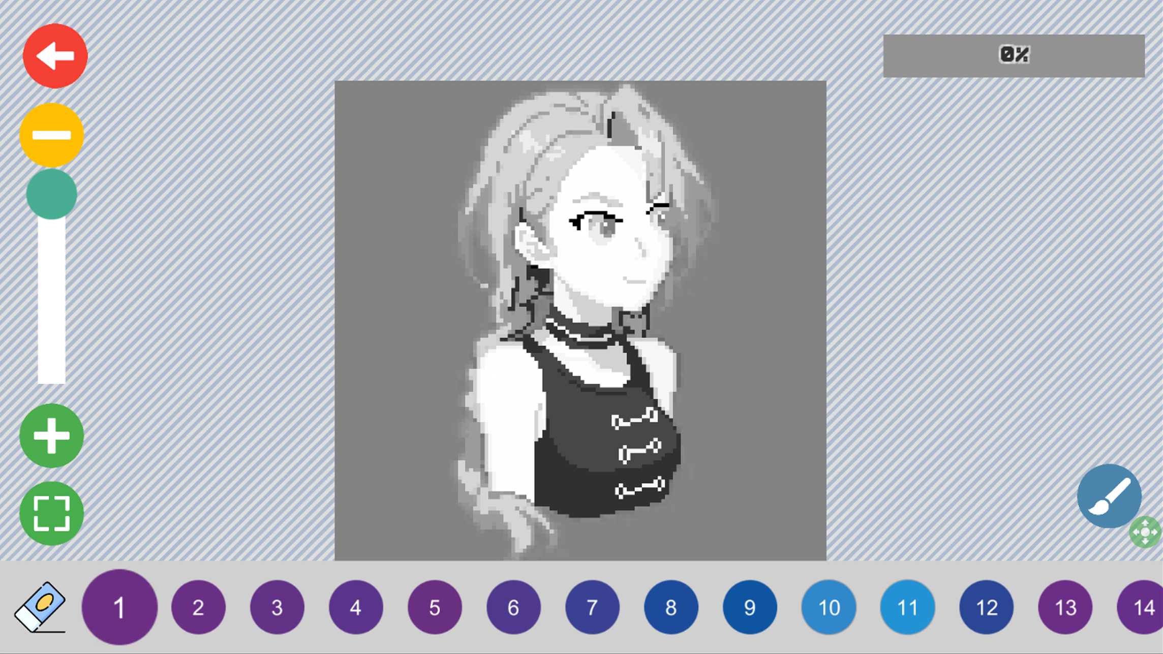 Color by number: Anime Girls screenshot