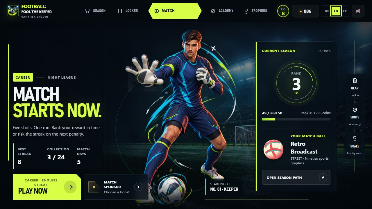 Football: Fool the Keeper — screenshot 1