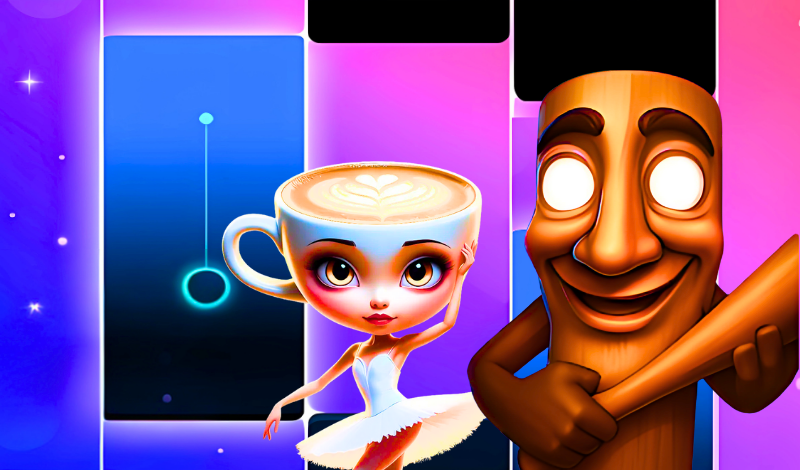 Piano Tiles: Italian Brainrot Animals game cover