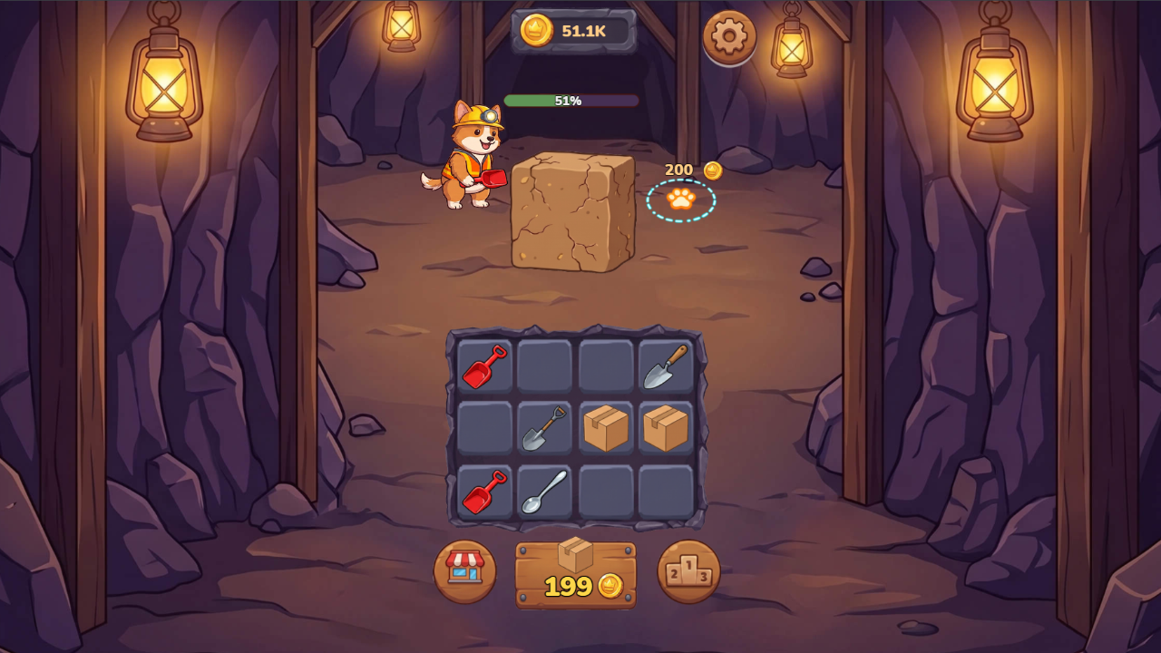 Копай, Корги! — screenshot 1