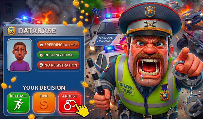Traffic Cop 3D: Pocket Patrol game cover