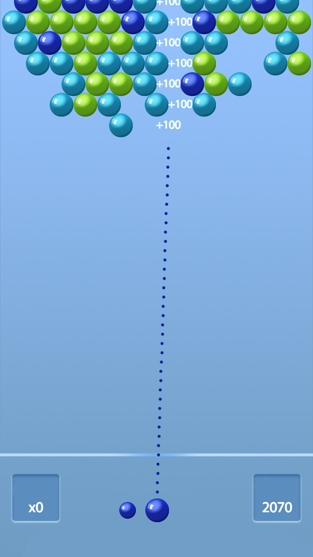 Colored balls shooting game screenshot 4
