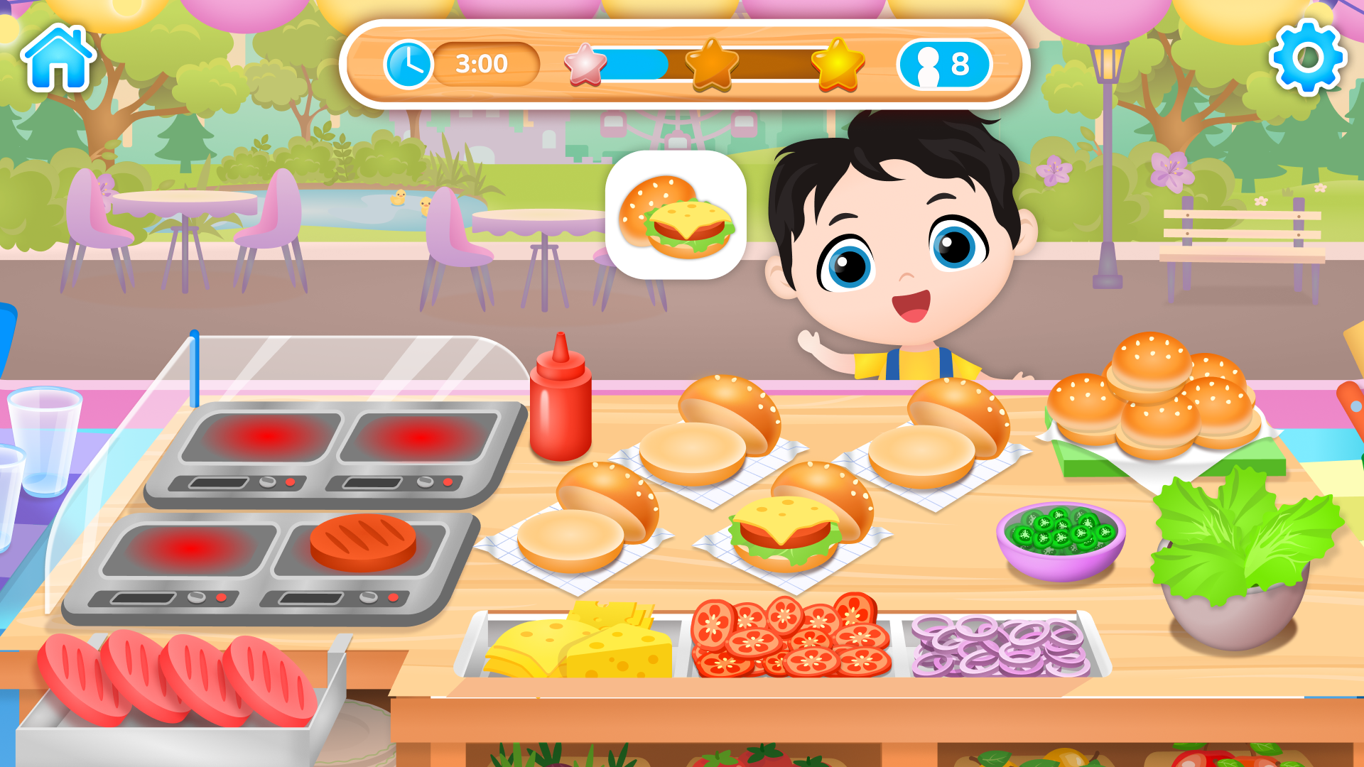 Burger - Cooking Simulator for Little Kids screenshot