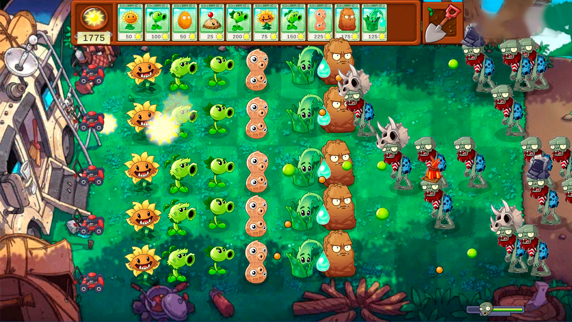 zombie and plant Plants vs. Zombies 2LP Vinyl main image 0