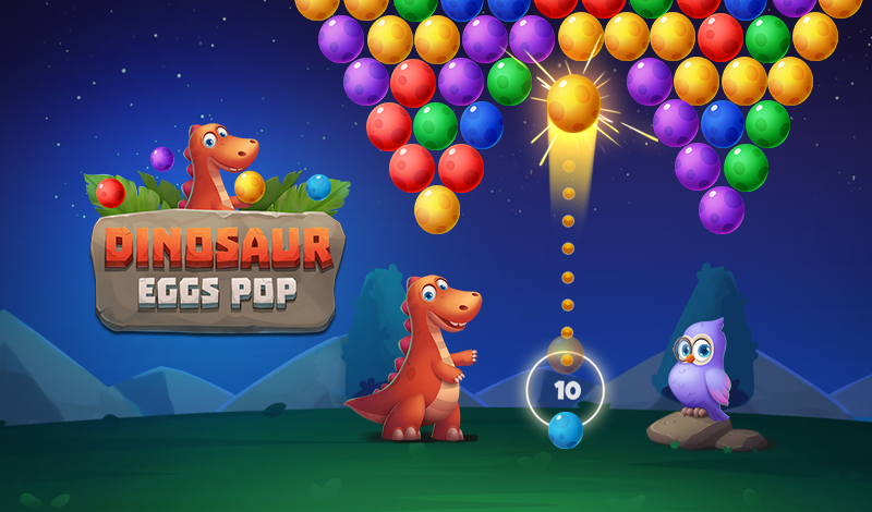 Dinosaur Eggs Pop game cover