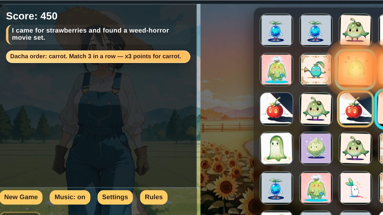 Dacha Mistress: 3 in a Row — screenshot 6
