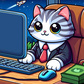 თამაში Freelance Cat: Clicker