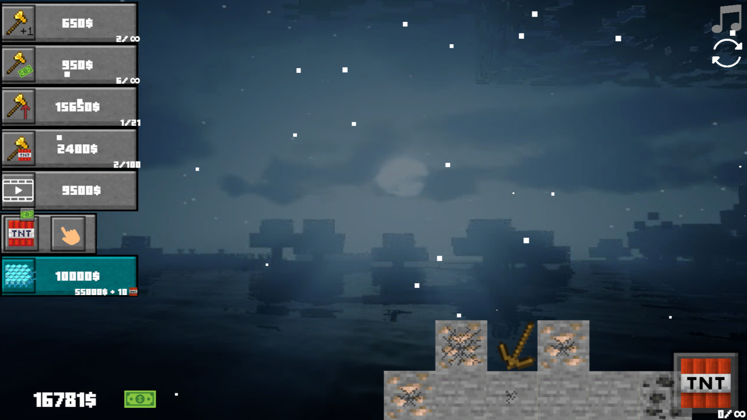 Destroy the skyblock - Mine MOD! screenshot
