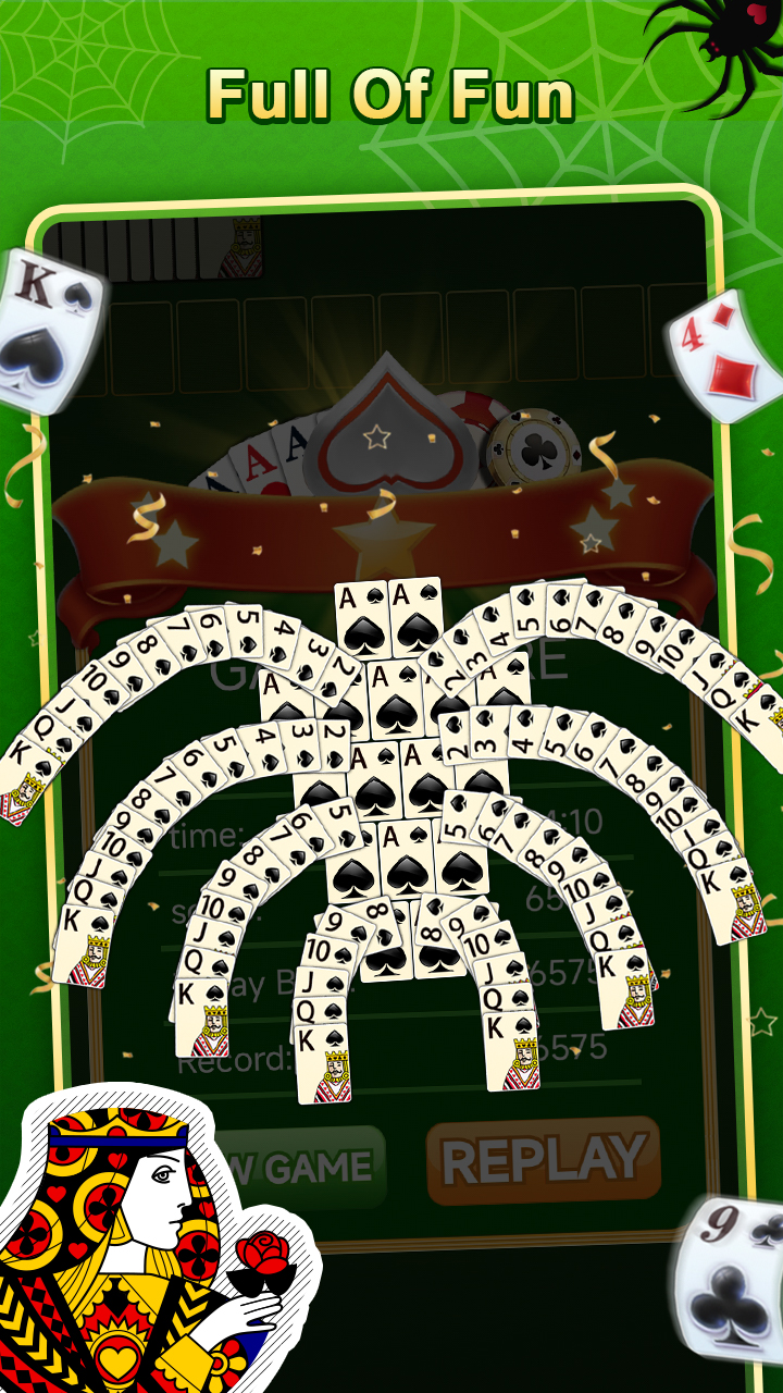 Spider King : Solitaire Game screenshot 12