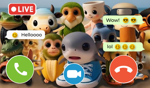 Italian Animal Kids Call: Chat Prank, Live Stream  loading=