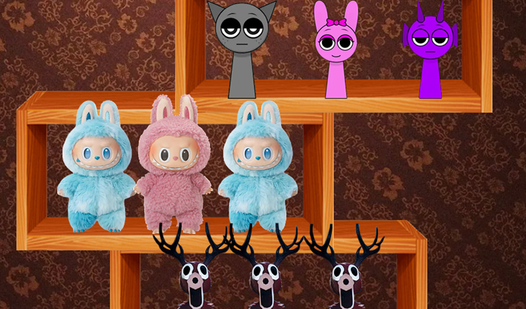 Memes on the shelves - labubu, brainrot  loading=