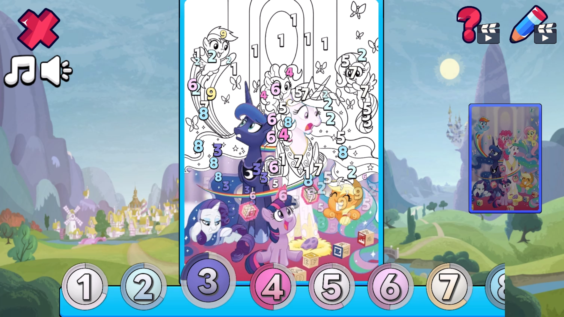 My Little Pony: Раскраска по Цифрам — screenshot 7